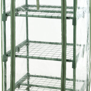 Drivhus m. 4 hylder, H130 cm