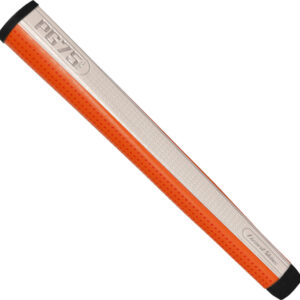 Dsp Ultra Golf Grip - Pg75 - Pearl White/blaze Orange - 38.4 Mm