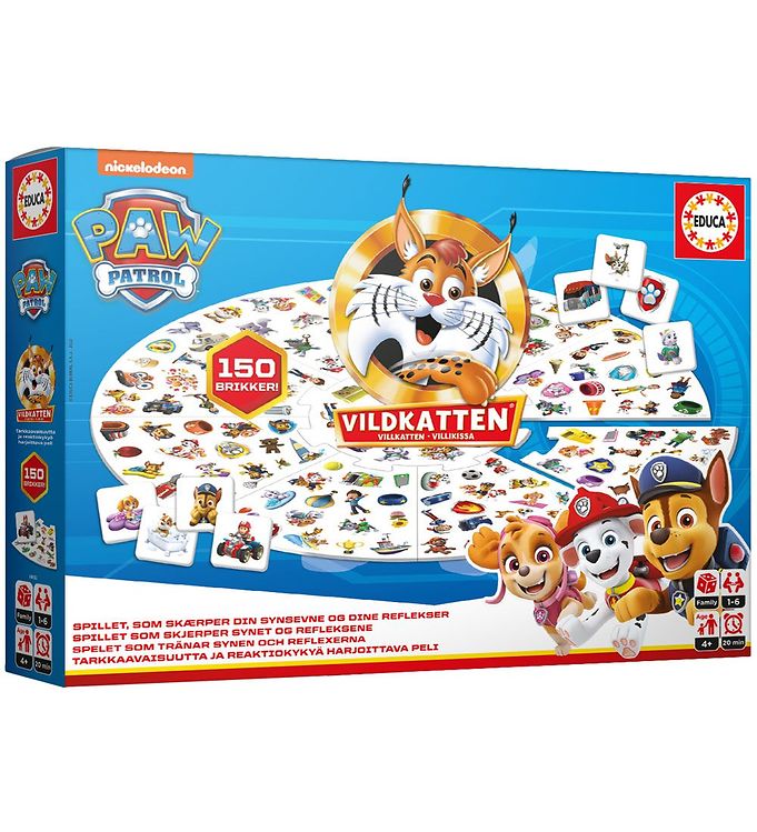 Educa Brætspil - Vildkatten Paw Patrol