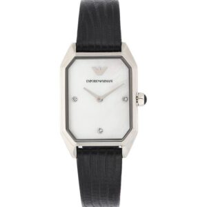 Emporio Armani Giola Quartz Crystal Leather Dameur AR11148