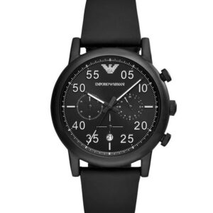 Emporio Armani Luigi Chronograph Black Herreur AR11133