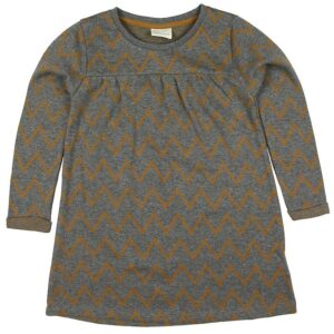 En Fant Kjole - Gråmeleret/Brun