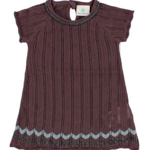 En Fant Strikkjole - Bordeaux