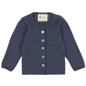 Engel Cardigan - Uld/Silke - Navy Blue