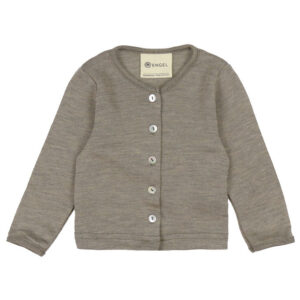 Engel Cardigan - Uld/Silke - Walnut