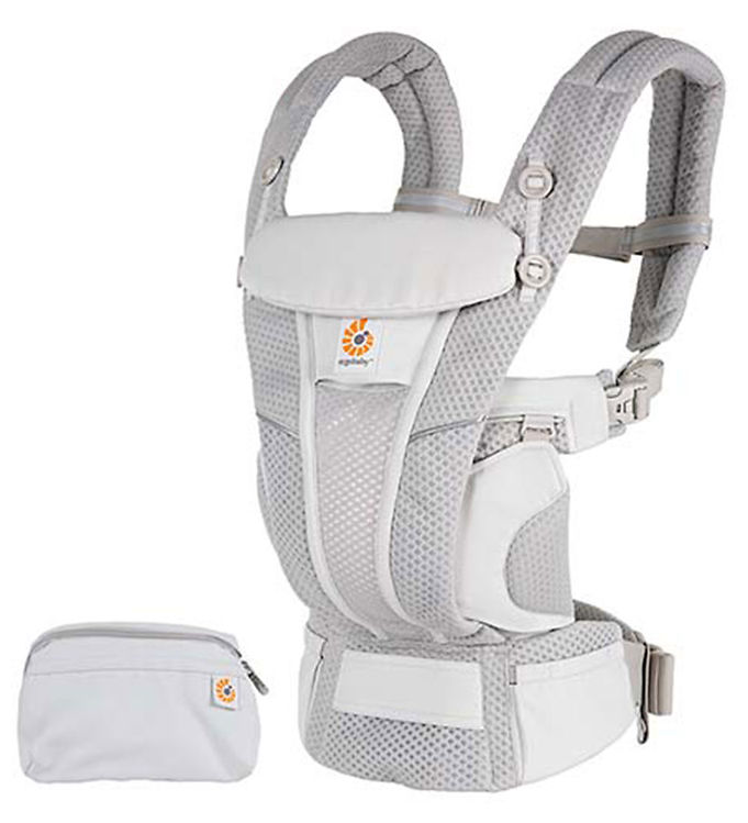 Ergobaby Bæresele - Omni Breeze - 1 in Airflow - Pearl Grey