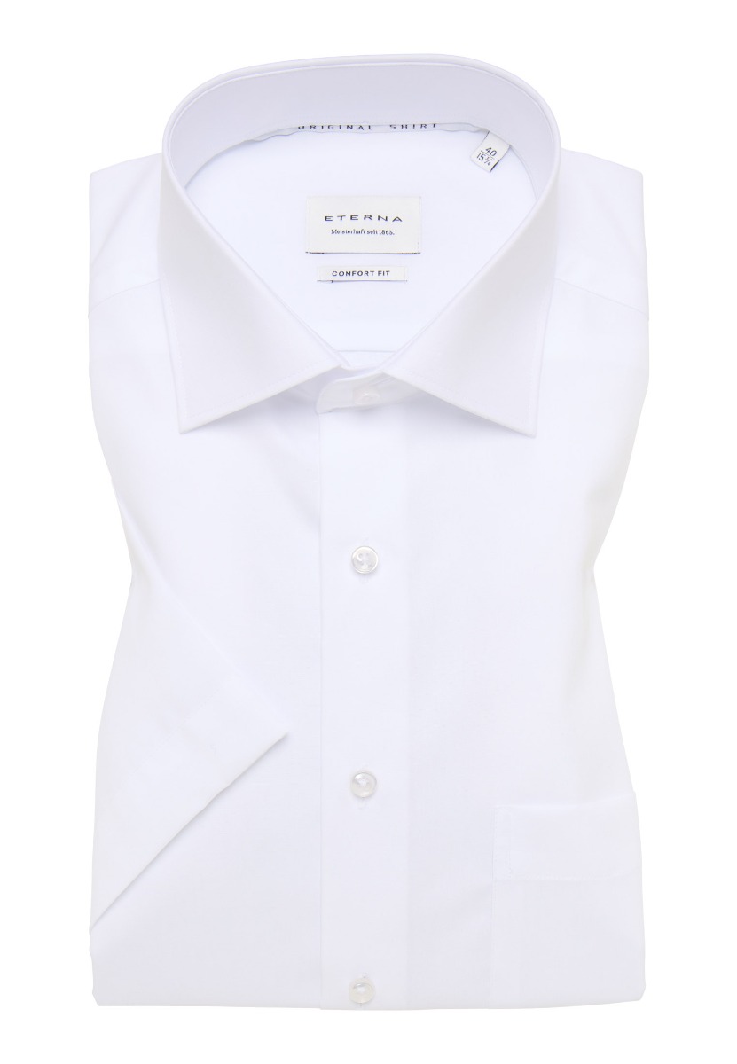 Eterna Comfort Skjorte Korte Ærmer 1100 00 K19k_42/l
