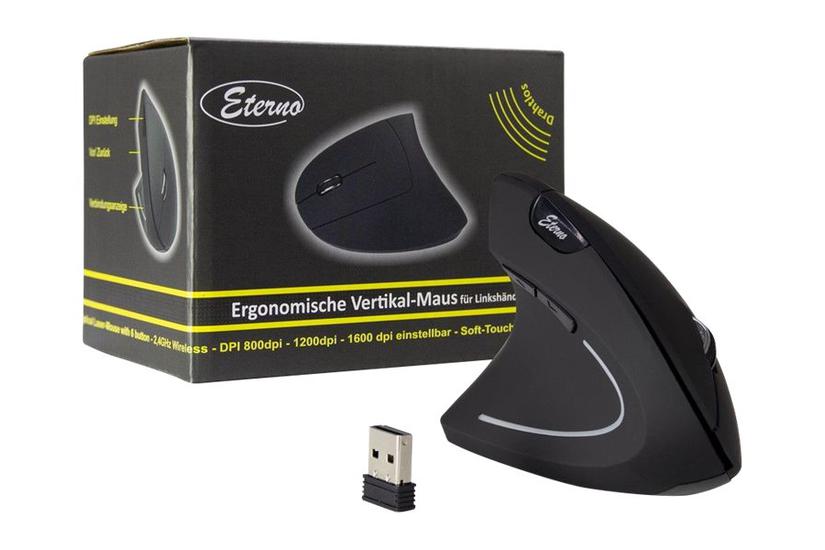 Eterno KM-206L - lodret mus - 2.4 GHz
