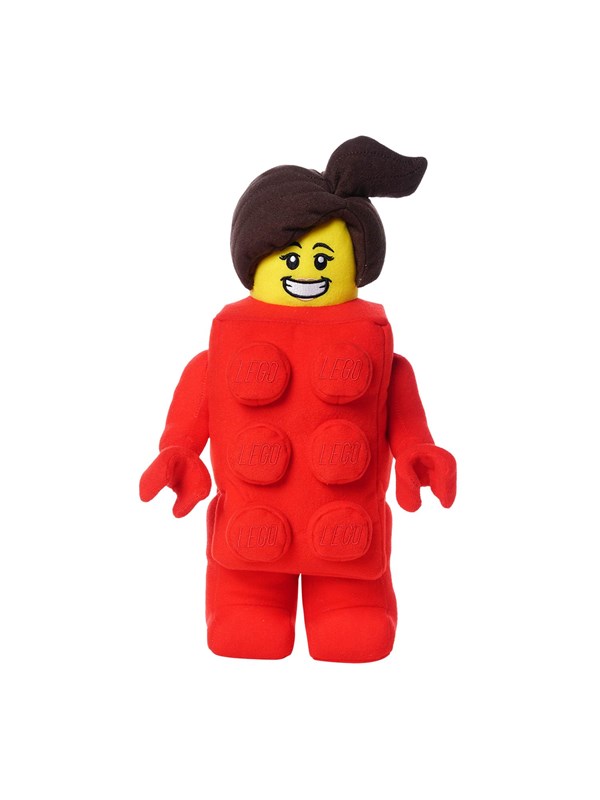 Euromic Lego Klods pige plys bamse, H 33 cm