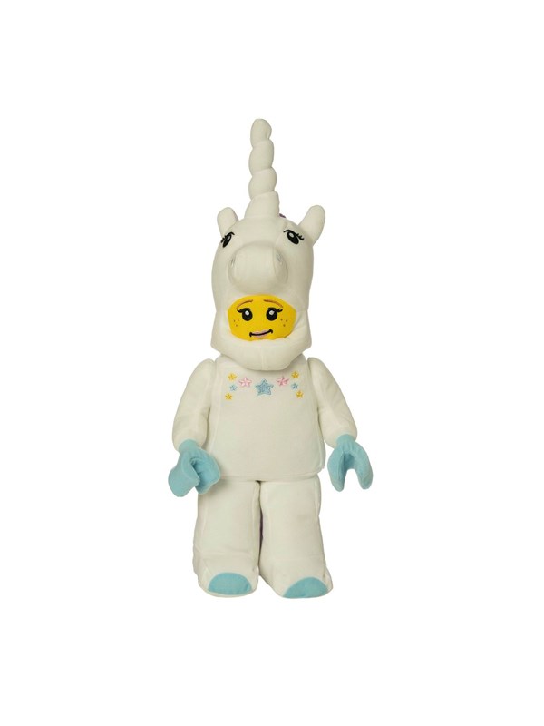 Euromic Lego enhjørning plys bamse, H 33 cm