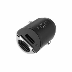 FIXED Super Hurtig Biloplader 30W 2x USB-C PD Sort