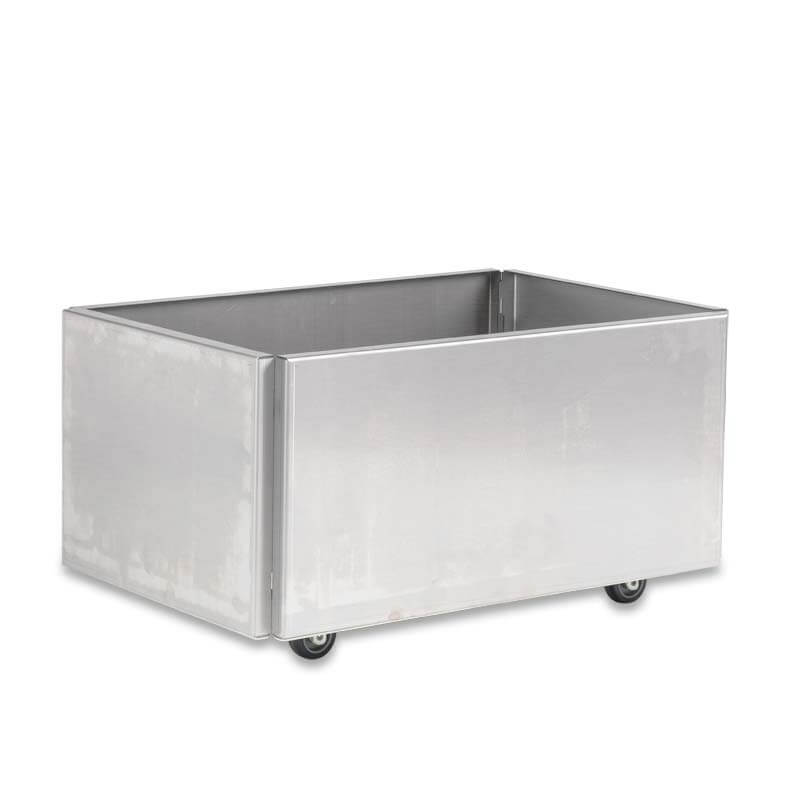 FREJA Plantekasse på hjul 80 x 40 x 27 - Galvaniseret