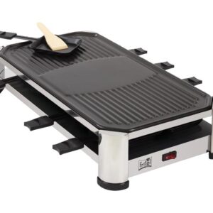 FRITEL RG 2170 - raclette/grill - rustfrit stålkrom/sort
