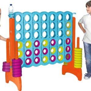 Feber - Mega 4 In Line - Fire På Stribe Spil - Kæmpe Udendørs Version