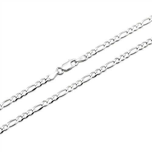 Figaro halskæde i Sølv - 3,5 mm fra 40 cm