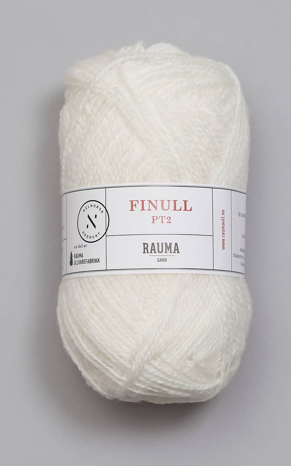 Finull - 400 hvid 400 hvid - Rauma Garn - Rauma