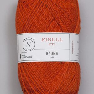 Finull - 4071 Mørk orange 4071 Mørk orange - Rauma Garn - Rauma