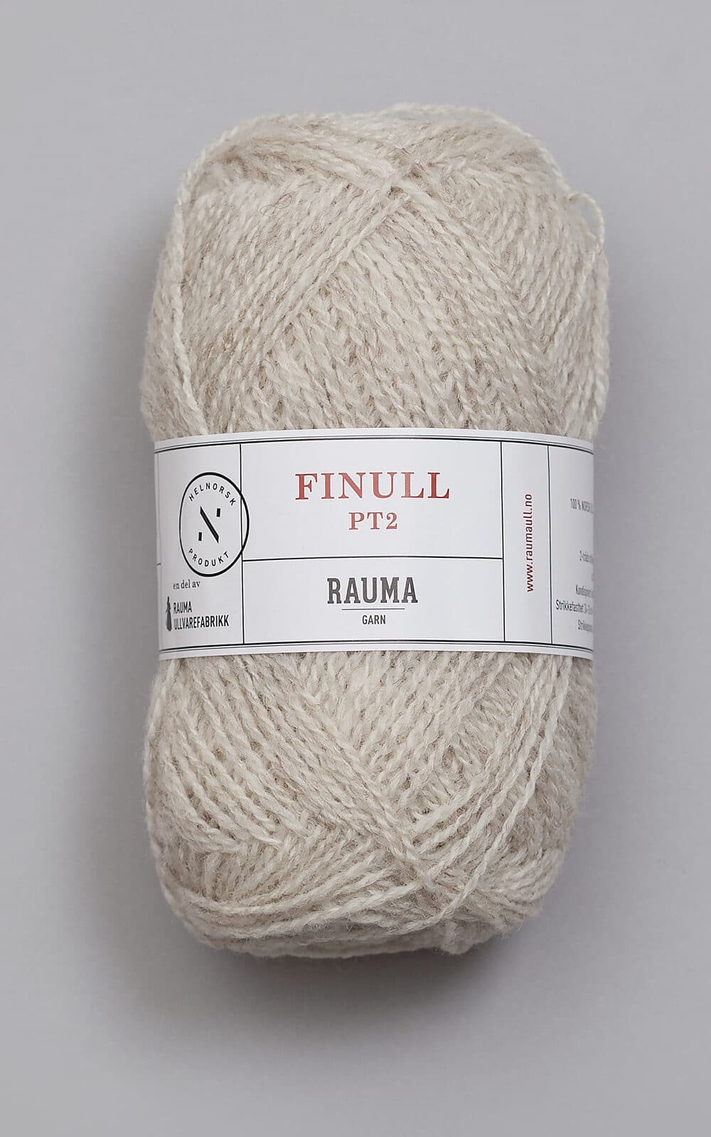 Finull - 4078 Lys beige melert 4078 Lys beige melert - Rauma Garn - Rauma