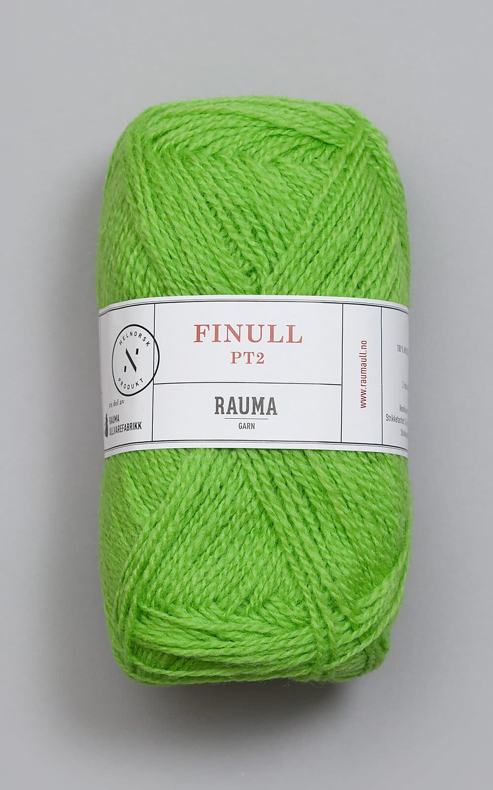 Finull - 4105 Signalgrøn 4105 Signalgrøn - Rauma Garn - Rauma