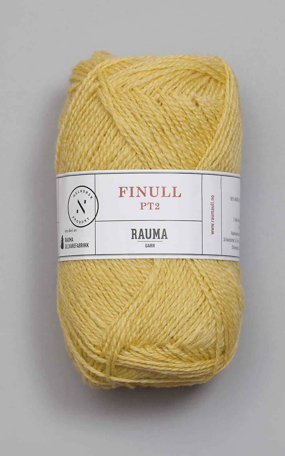 Finull - 4115 Lys gul 4115 Lys gul - Rauma Garn - Rauma