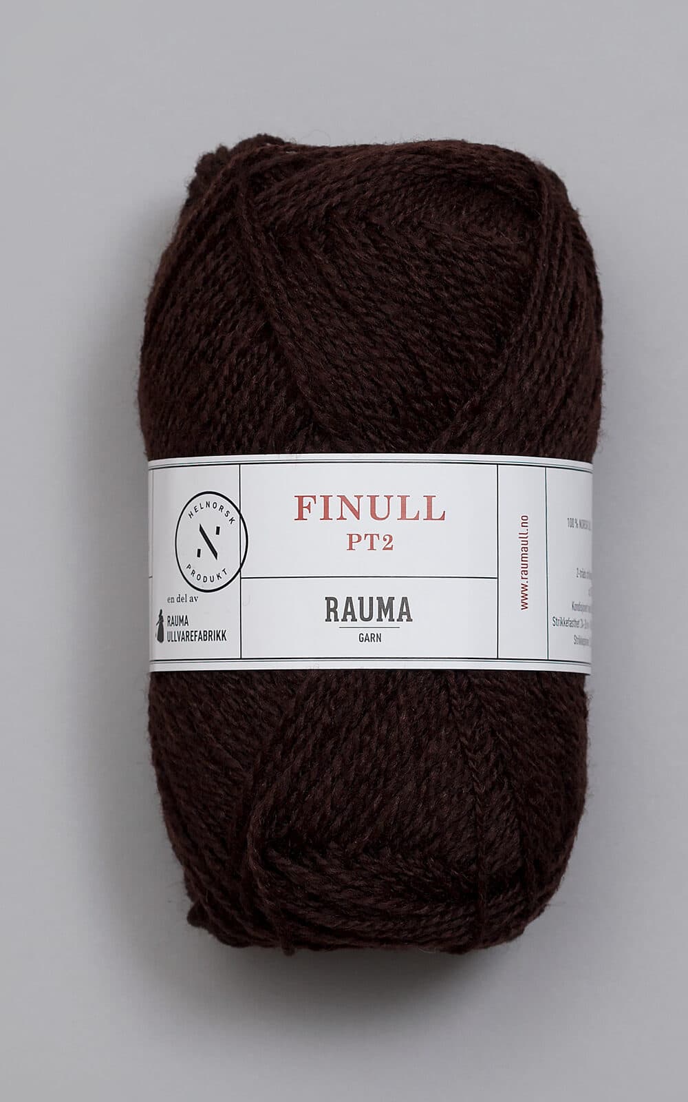 Finull - 422 Mørk brun 422 Mørk brun - Rauma Garn - Rauma