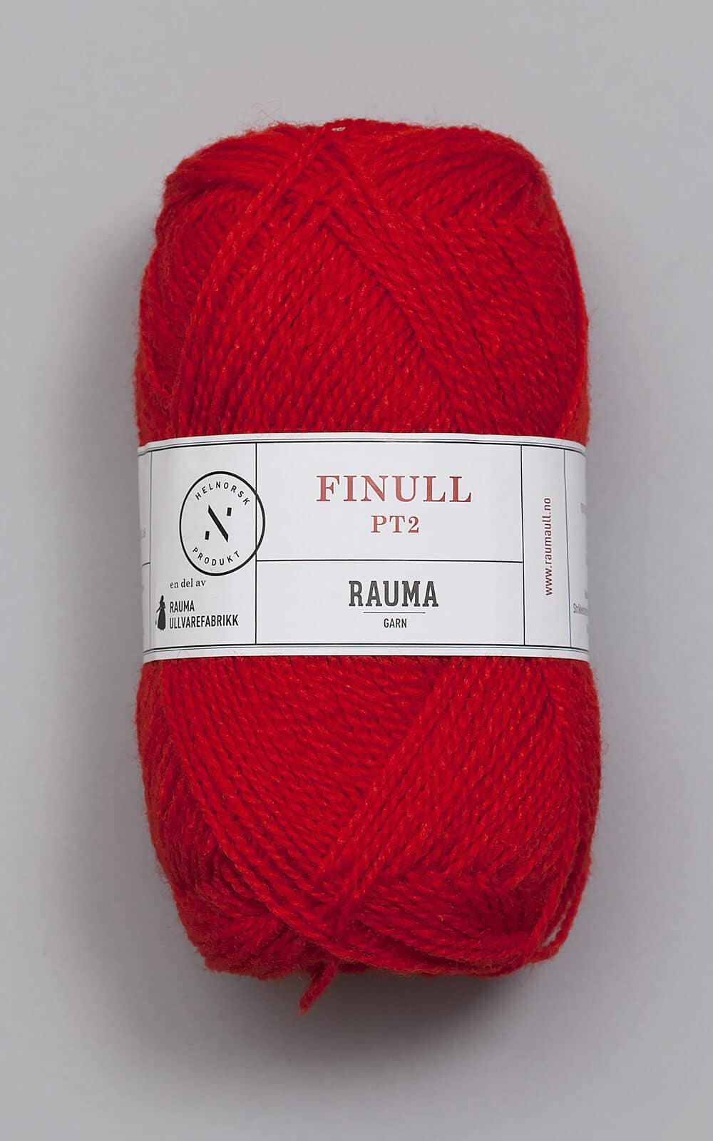 Finull - 424 Rød 424 Rød - Rauma Garn - Rauma