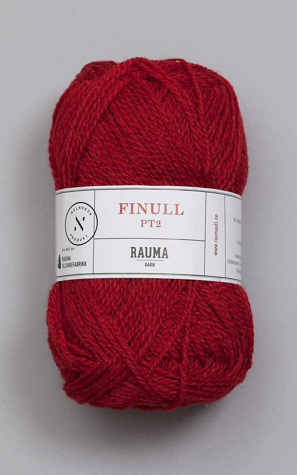 Finull - 435 Mørk rød 435 Mørk rød - Rauma Garn - Rauma
