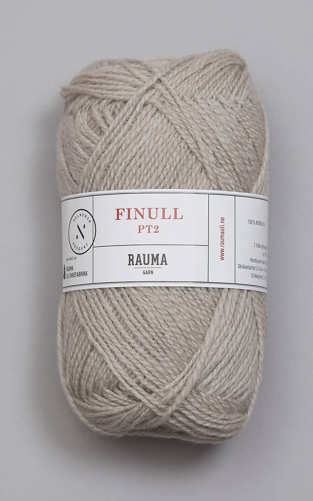 Finull - 452 Gråbeige 452 Gråbeige - Rauma Garn - Rauma