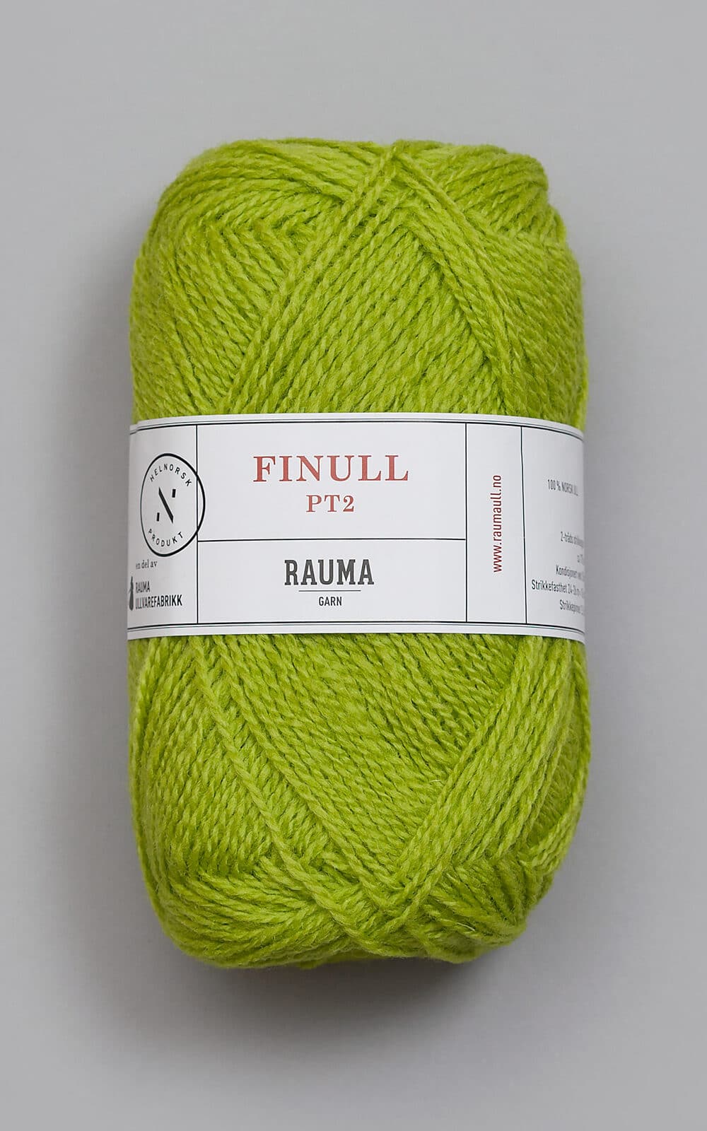Finull - 454 Limegrøn 454 Limegrøn - Rauma Garn - Rauma
