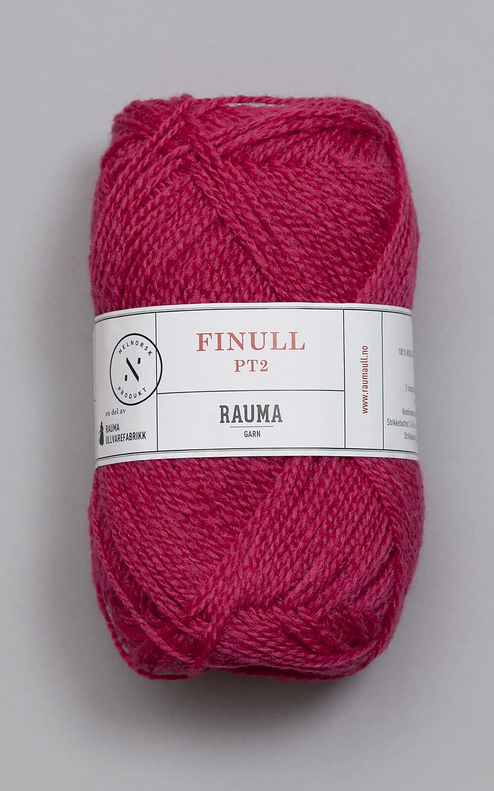 Finull - 456 Rosarød 456 Rosarød - Rauma Garn - Rauma