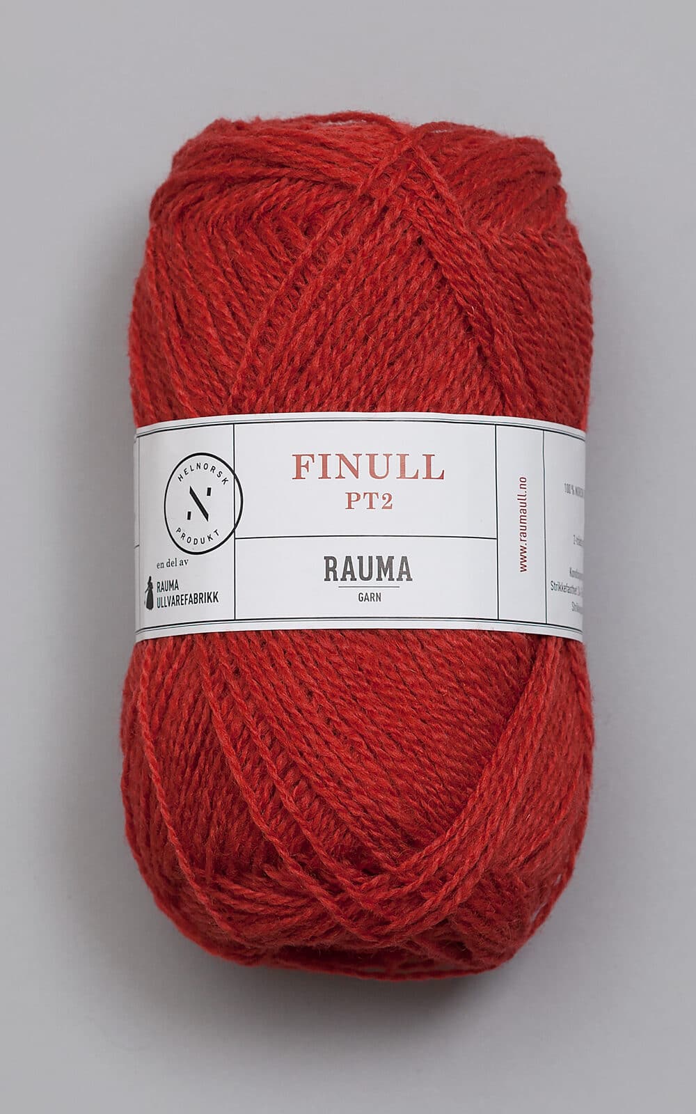Finull - 469 Dempet rød 469 Dempet rød - Rauma Garn - Rauma