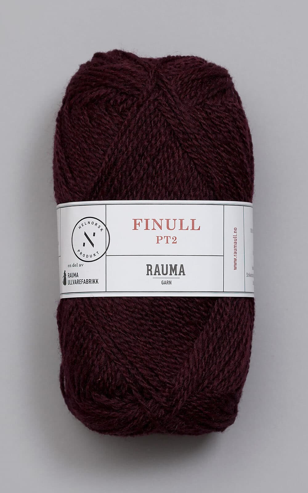 Finull - 488 Mørk bordeaux 488 Mørk bordeaux - Rauma Garn - Rauma