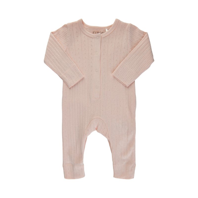 Fixoni - Heldragt Romper LS - Soft Rose - 68