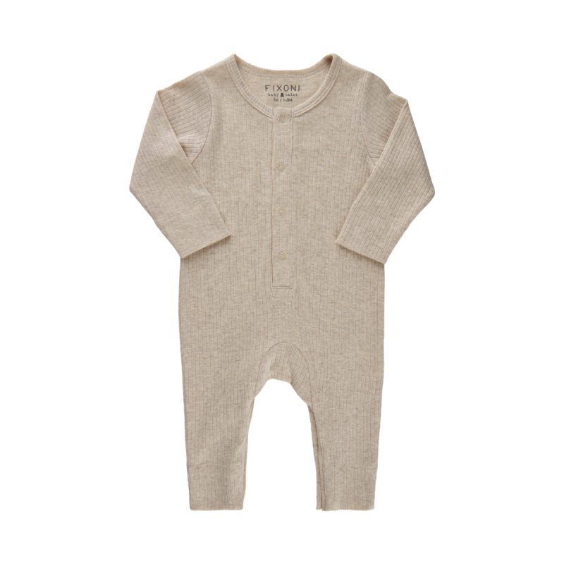 Fixoni - Heldragt Romper LS - Tan - 68