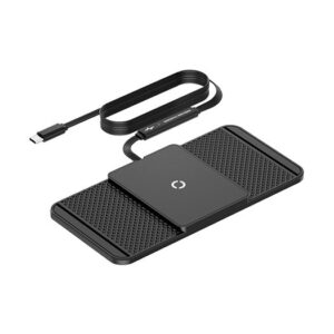 FlexCharge™ / Trådløs Oplader & Anti-slip Mat til Bilen - Sort