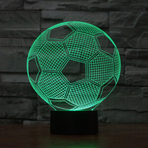 Fodbold 3D lampe