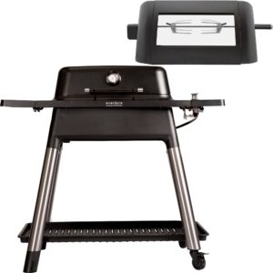 Force gasgrill + rottiseri, mat sort