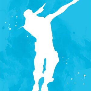 Fortnite Dance No 03 Gamer plakat