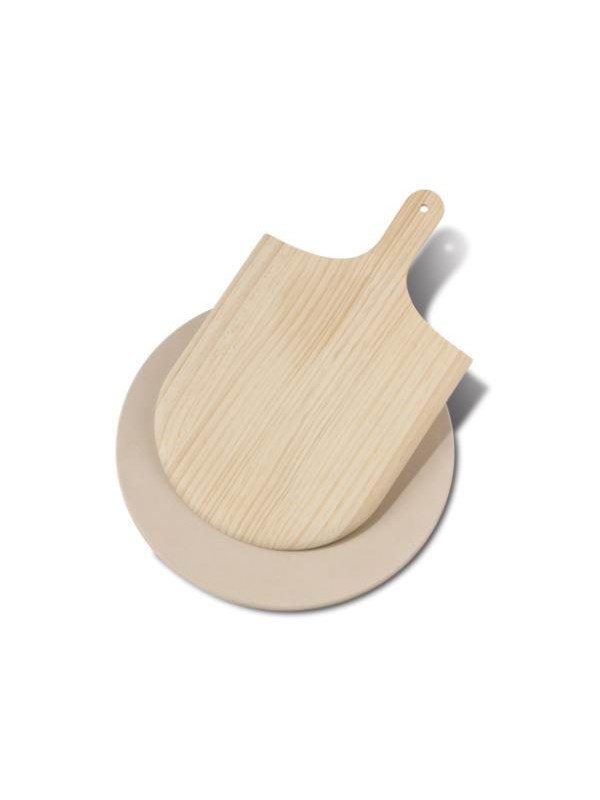 Funktion Pizza baking stone with shovel 37.5 cm