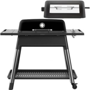 Furnace gasgrill + rottiseri, mat sort