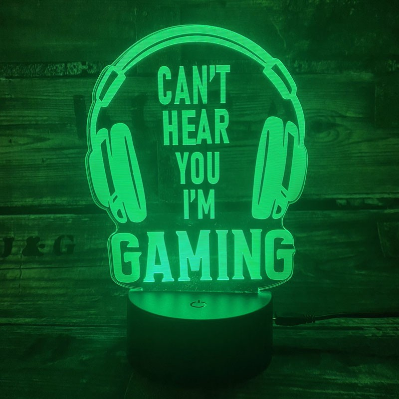 Gaming 3D headset lampe