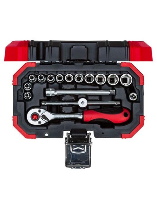 Gedore R49003016 topnøglesæt 1/4" 4-13 mm - 16 dele
