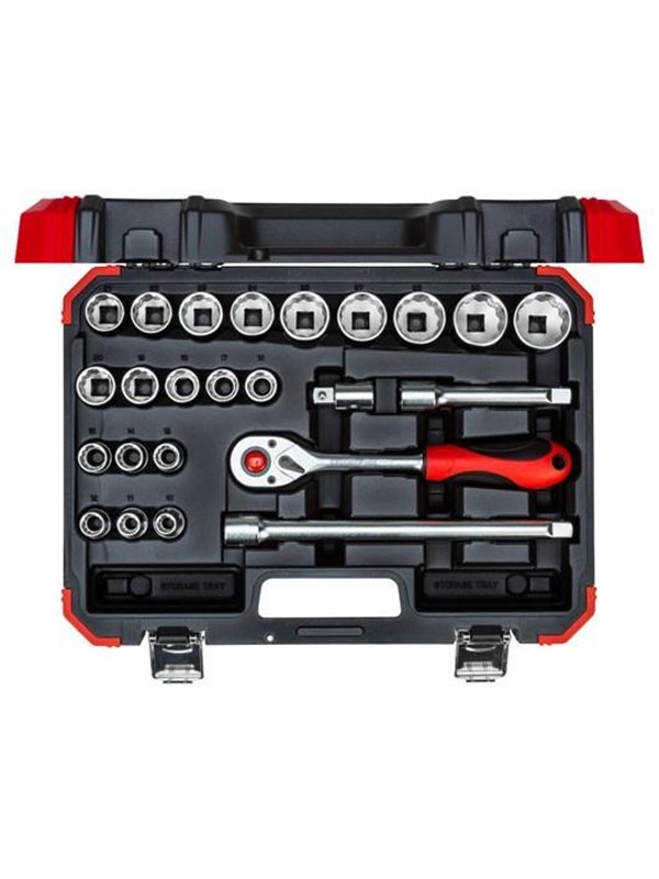 Gedore R69013024 topnøglesæt 1/2" - 24 dele