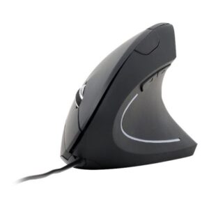 Gembird MUS-ERGO-01 - lodret mus - USB - sort
