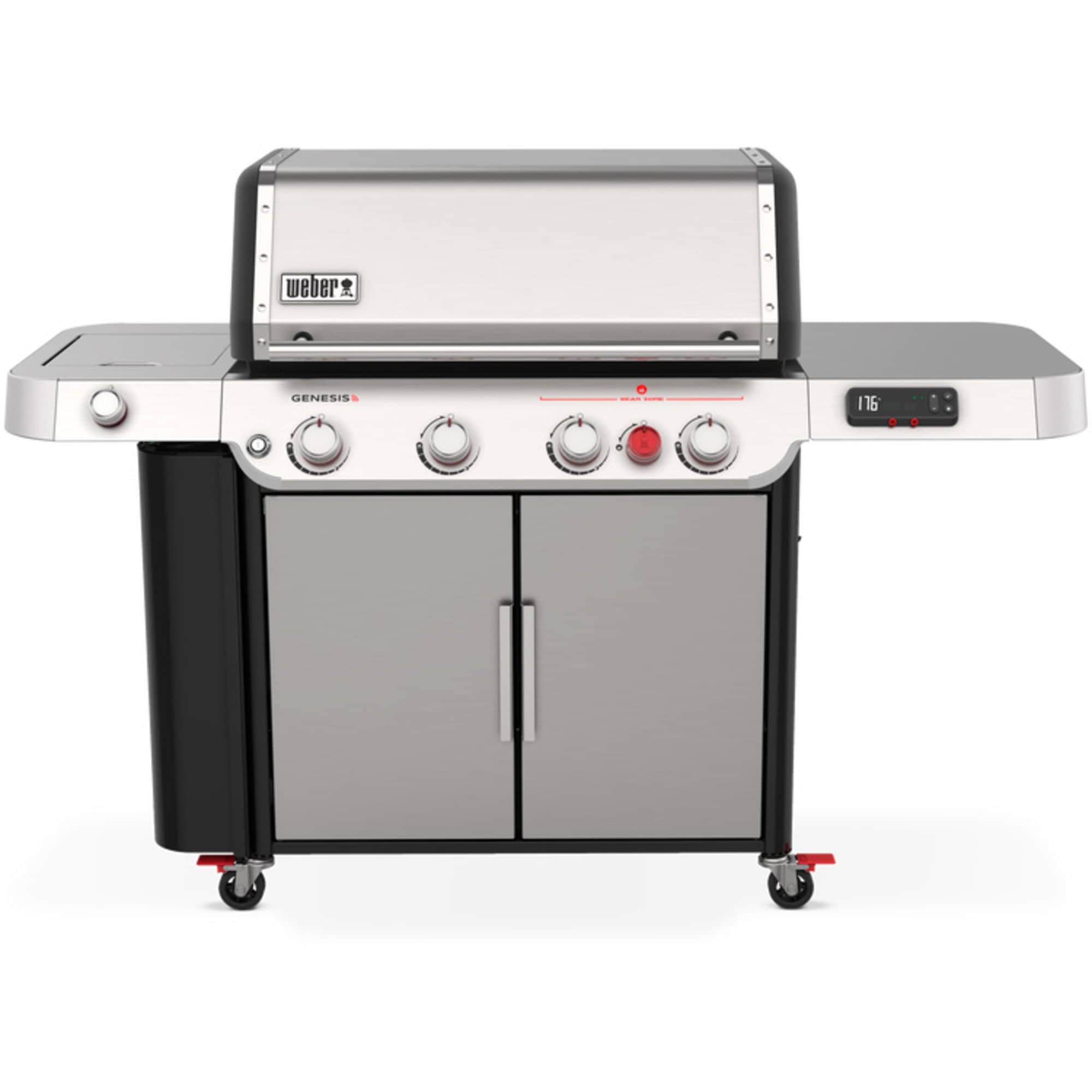 Genesis SX-435 gasgrill, rustfrit stål