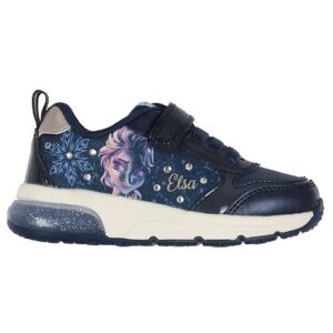 Geox - Frozen II sko med lys, 76-0856 - Navy/platinum - 31