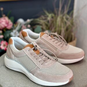 Green Comfort Sneakers - DOLPHIN DESH - SAND 38