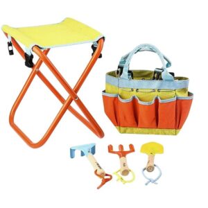 Green>it junior stool with garden tools