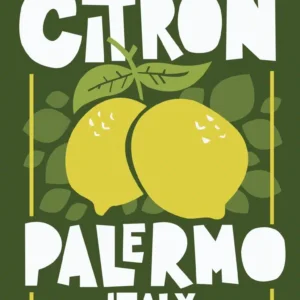 Grøn Citron Plakat