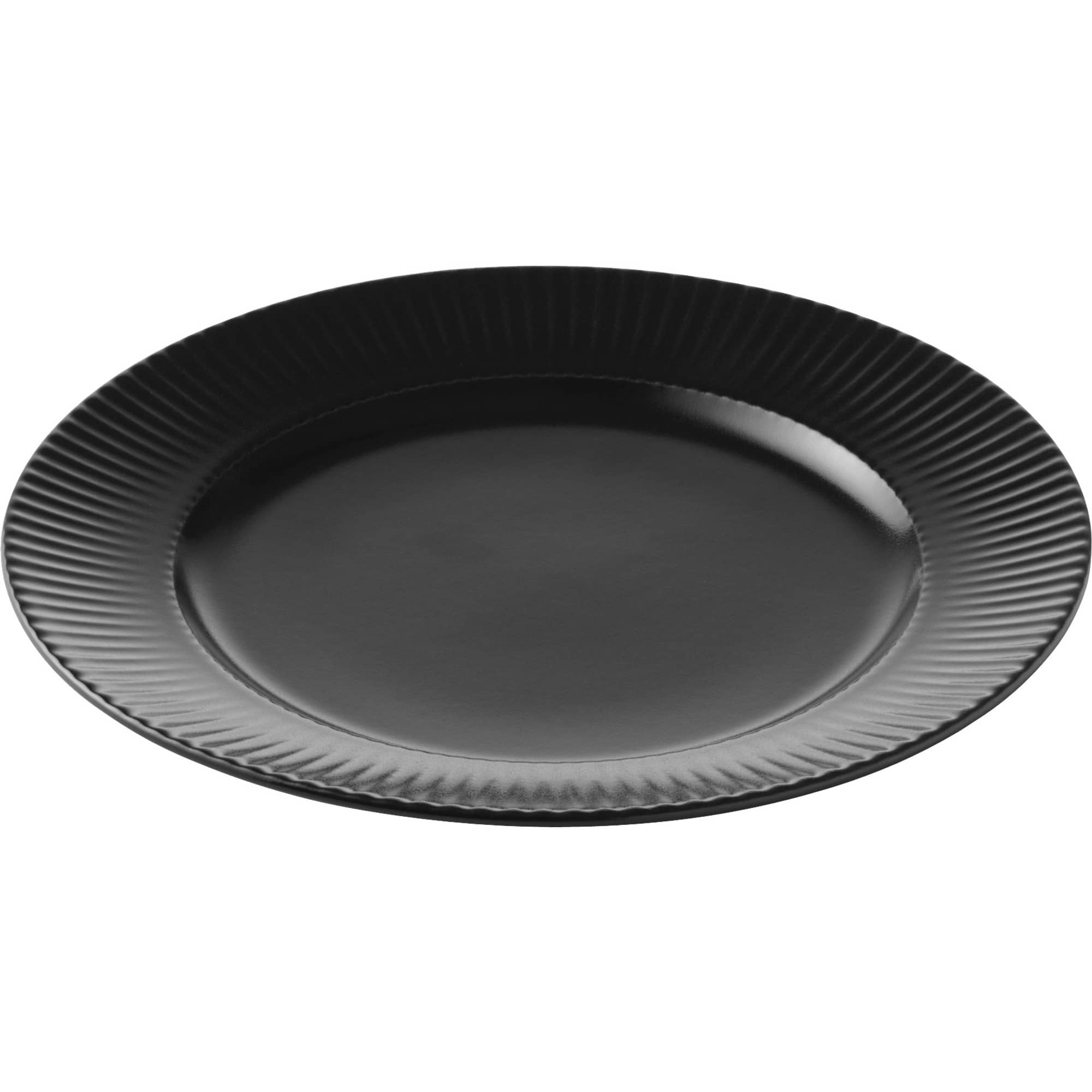 Groovy Desserttallerken 21 cm., sort